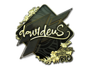 Sticker | dav1deuS (Gold) | Rio 2022