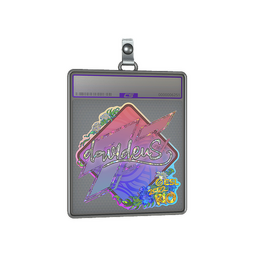 Sticker Slab | dav1deuS (Glitter) | Rio 2022