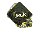 Sticker | isak (Gold) | Rio 2022