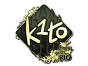 Sticker | k1to (Gold) | Rio 2022