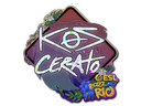 Sticker | KSCERATO (Glitter) | Rio 2022