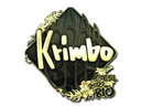 Sticker | Krimbo (Gold) | Rio 2022