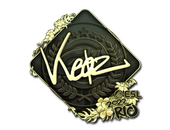Наклейка | Keoz (золотая) | Рио-2022
