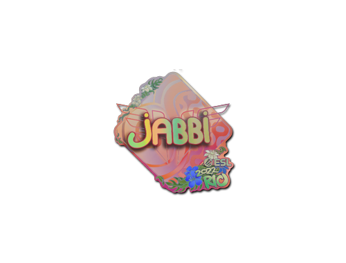 Autocolante | jabbi (Holo) | Rio 2022