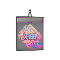 Sticker Slab | jabbi (Holo) | Rio 2022