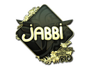 Sticker | jabbi (Gold) | Rio 2022