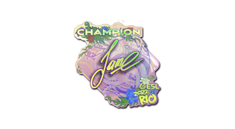 Sticker | Jame (Holo, Champion) | Rio 2022