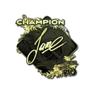 Sticker | Jame (Gold, Champion) | Rio 2022