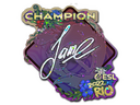 Sticker | Jame (Glitter, Champion) | Rio 2022