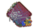 Sticker | juanflatroo (Glitter) | Rio 2022