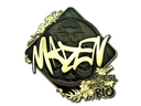Sticker | maden (Gold) | Rio 2022