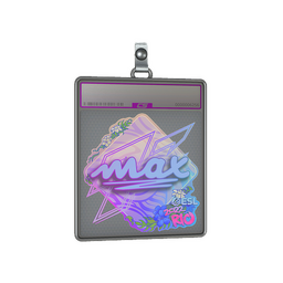 Sticker Slab | max (Holo) | Rio 2022