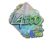 Sticker | latto (Holo) | Rio 2022