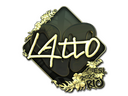 Sticker | latto (Gold) | Rio 2022