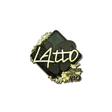 Sticker | latto (Gold) | Rio 2022
