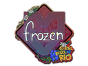 Sticker | frozen (Glitter) | Rio 2022