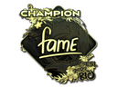 Sticker | fame (Gold, Champion) | Rio 2022