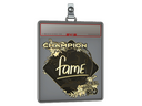 Sticker Slab | fame (Gold, Champion) | Rio 2022