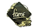 Sticker | fame (Gold) | Rio 2022