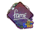 Sticker | fame (Glitter) | Rio 2022