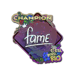 fame (с блёстками, чемпион) | Рио-2022