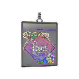 Sticker Slab | fame (Glitter, Champion) | Rio 2022