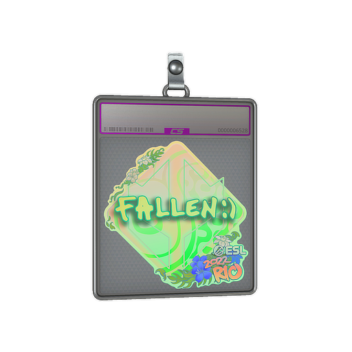 Placa de Adesivo | FalleN (Holográfico) | Rio 2022