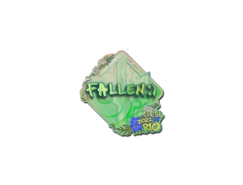 Наклейка | FalleN (голографическая) | Рио-2022