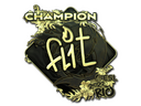 Sticker | FL1T (Gold, Champion) | Rio 2022