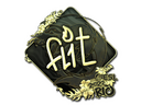 Sticker | FL1T (Gold) | Rio 2022