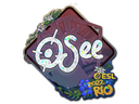 Sticker | oSee (Glitter) | Rio 2022