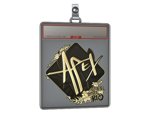 Sticker Slab | apEX (Gold) | Rio 2022