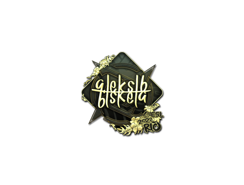 Sticker | Aleksib (Gold) | Rio 2022