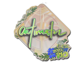Наклейка | autimatic (голографическая) | Рио-2022