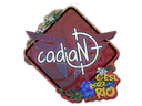 Sticker | cadiaN (Glitter) | Rio 2022