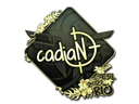 Sticker | cadiaN (Gold) | Rio 2022