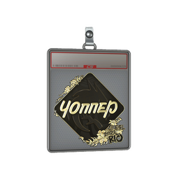 Sticker Slab | chopper (Gold) | Rio 2022
