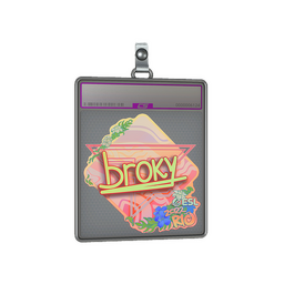 Sticker Slab | broky (Holo) | Rio 2022