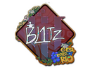 Sticker | bLitz (Glitter) | Rio 2022
