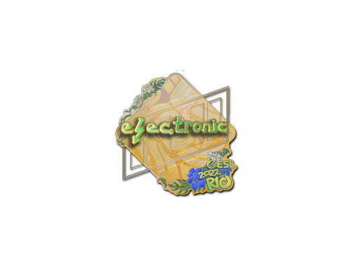 Pegatina | electronic (holográfica) | Río 2022