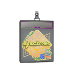 Sticker Slab | electronic (Holo) | Rio 2022