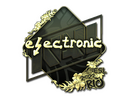 Sticker | electronic (Gold) | Rio 2022