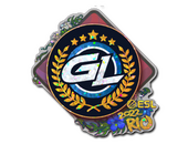 Наклейка | GamerLegion (с блёстками) | Рио-2022