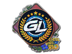 Sticker | GamerLegion (Glitter) | Rio 2022