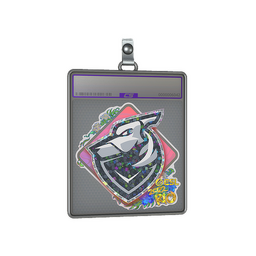Sticker Slab | Grayhound Gaming (Glitter) | Rio 2022