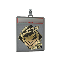 Sticker Slab | Grayhound Gaming (Gold) | Rio 2022