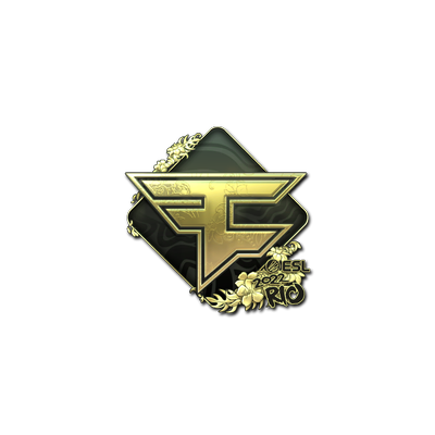 Sticker | FaZe Clan (Gold) | Rio 2022