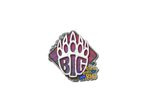 Pegatina | BIG (purpurina) | Río 2022