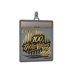 Sticker Slab | 100 Thieves (Gold) | 2020 RMR