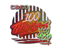 Sticker | 100 Thieves (Holo) | 2020 RMR